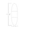 Skutchi Designs 45 in W, 165.75 in L, 29 in H, Engineered Wood Top, Grey HAR-OVL-45X166-T-XD01 - alternate 3
